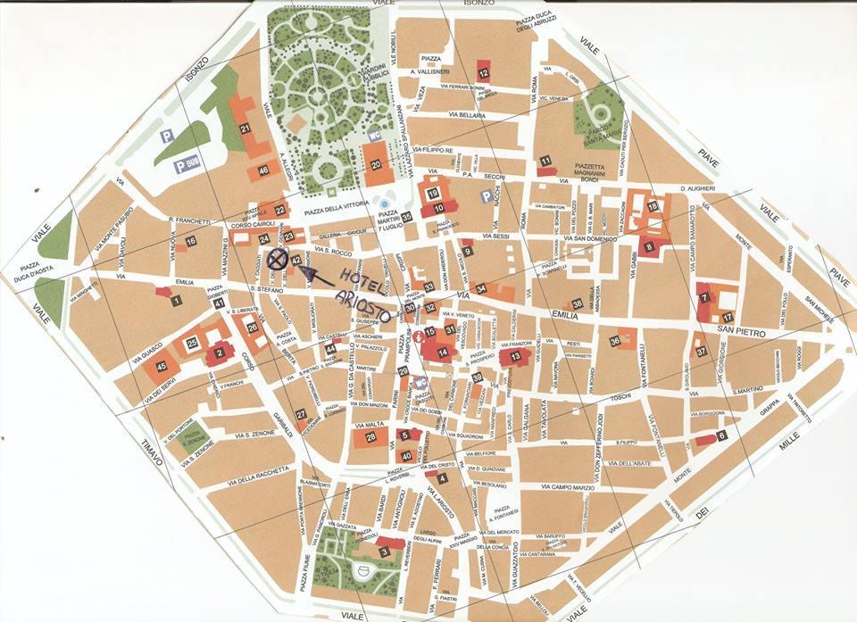 Hotel Ariosto Centro Storico Reggio Emilia Eksteriør bilde